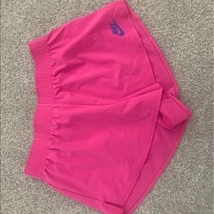 nike dry fit hot pink shorts size small